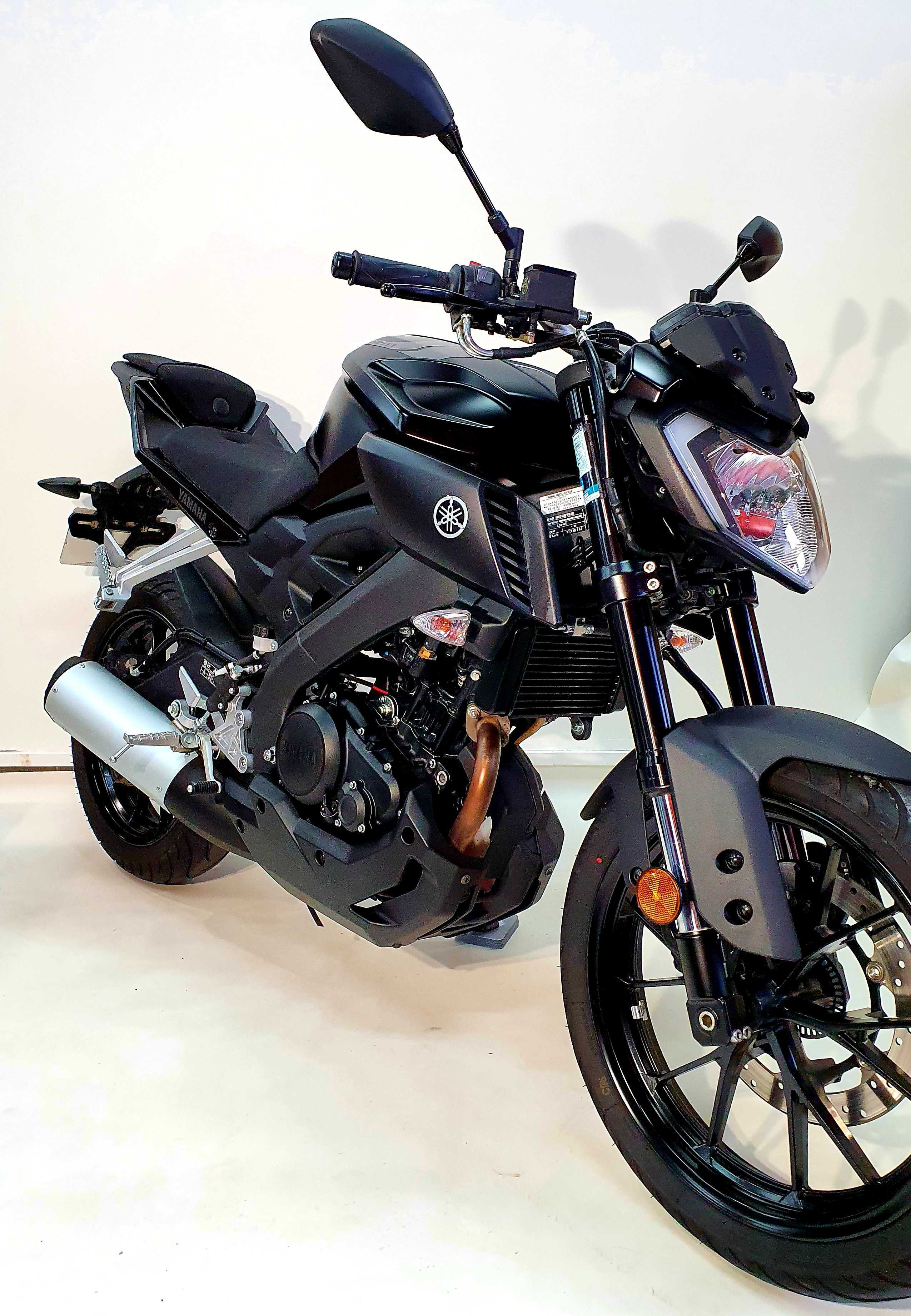 Yamaha mt125 2019 HD vue 3/4 droite