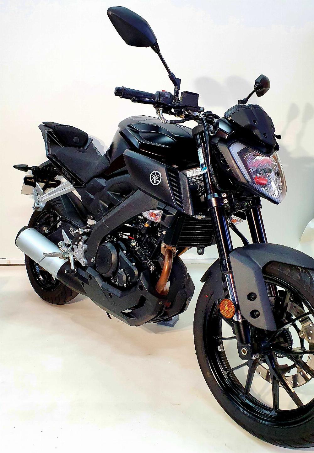 Yamaha mt125 2019 vue 3/4 droite