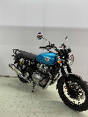 Aperçu Royal Enfield INTERCEPTOR 650 &quot;VENTURA BLUE&quot; 2021 vue 3/4 droite