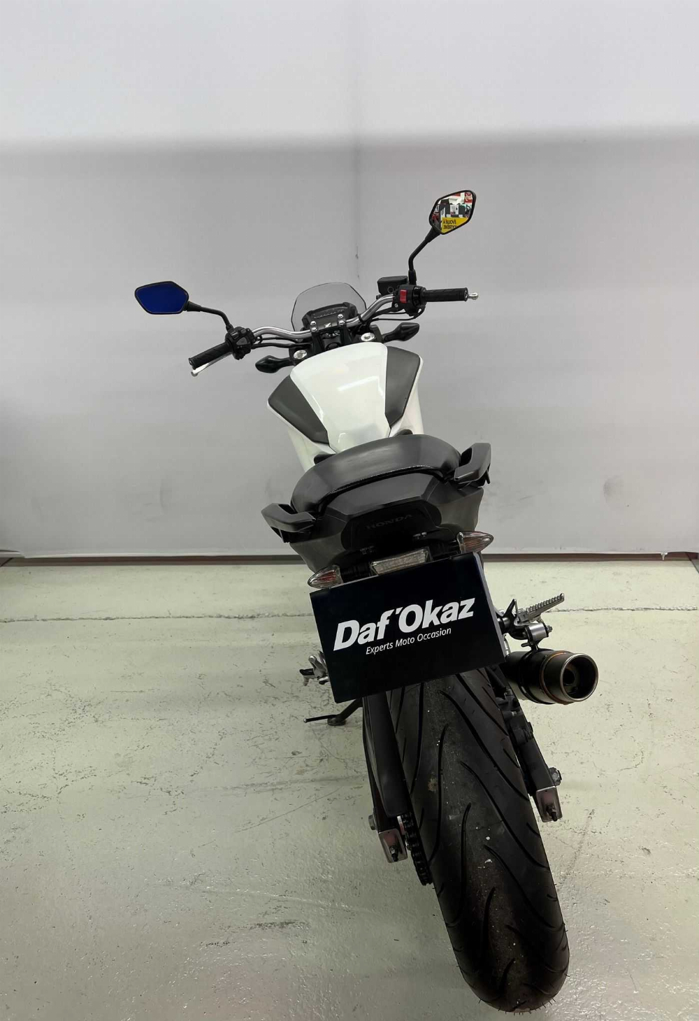 Honda nc700s 2012 vue arrière