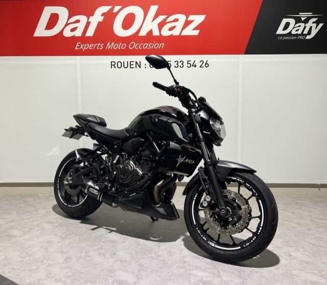 Yamaha MT-07 ABS 2019 HD vue 3/4 droite