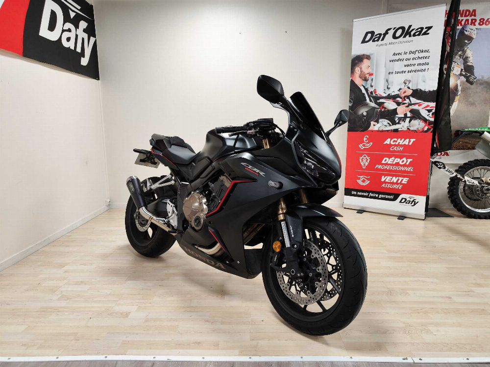 Honda CBR 650 R ABS 2019 vue 3/4 droite