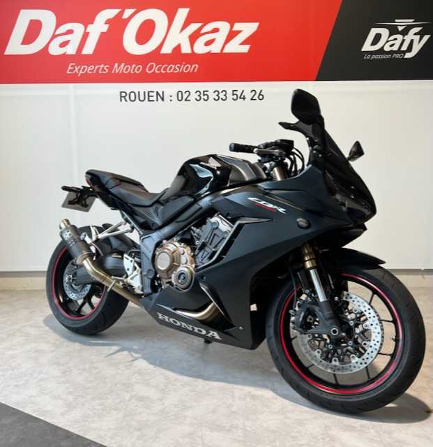 Honda CBR 650 R ABS 2021 HD vue 3/4 droite