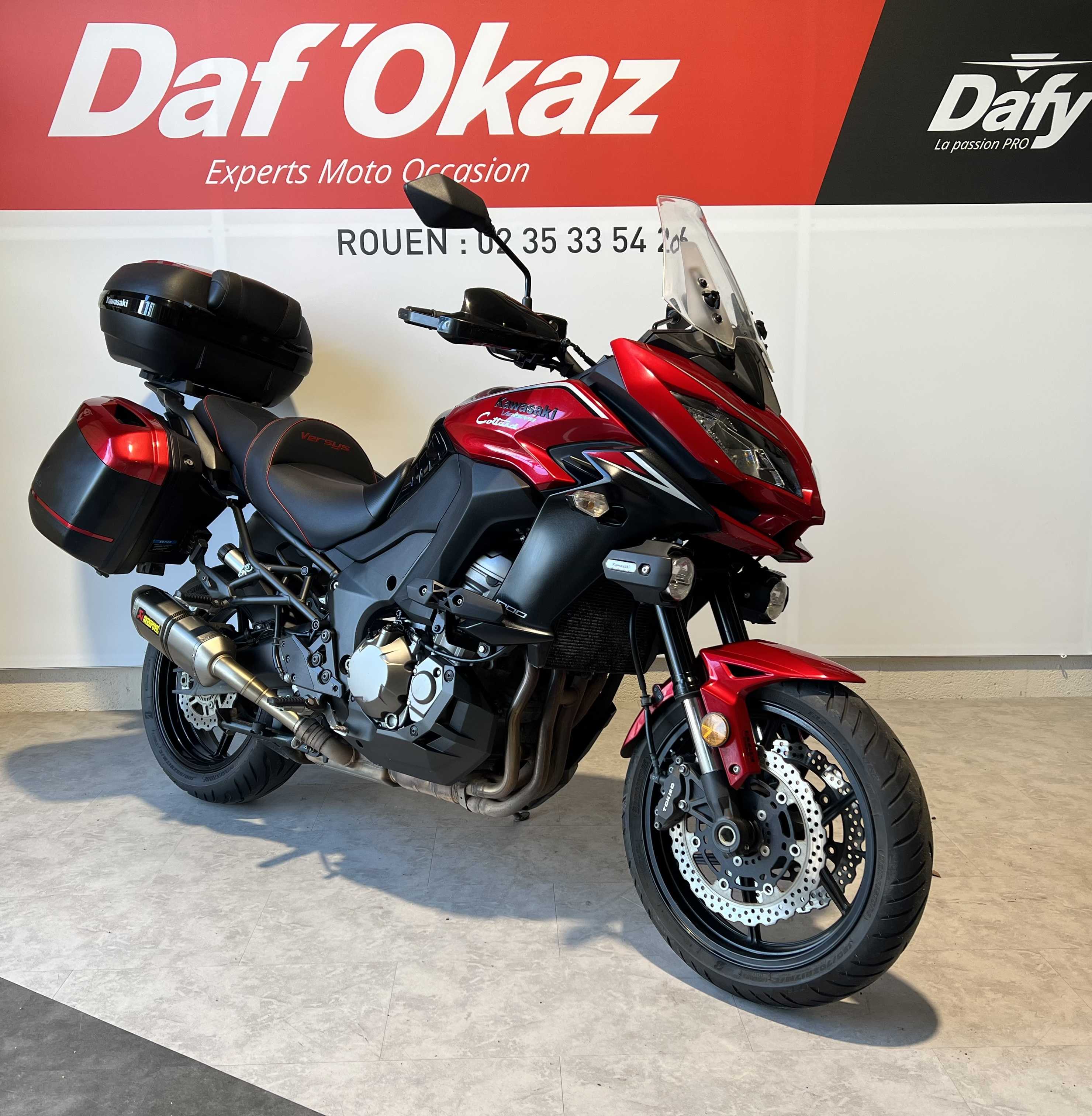 Kawasaki KLZ 1000 Versys Grand Tourer 2018 HD vue 3/4 droite