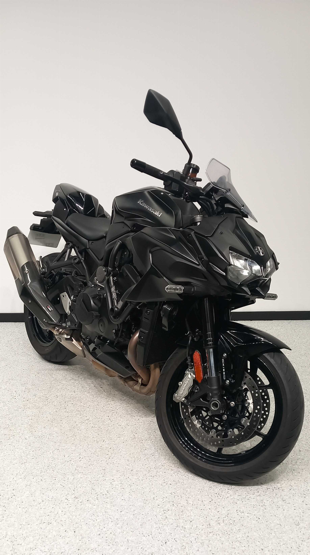 Kawasaki Z H2 2021 vue 3/4 droite