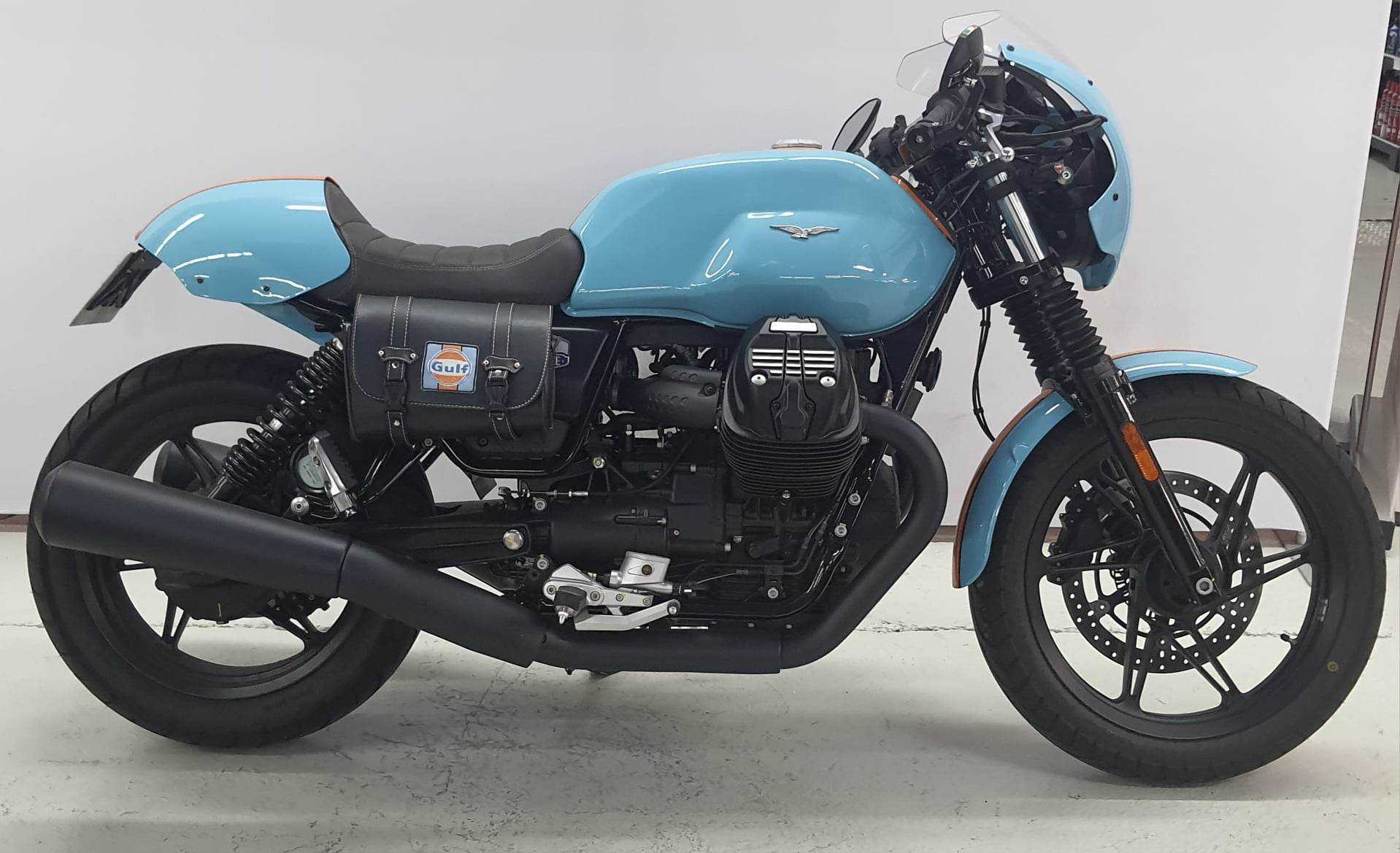 Moto Guzzi NEW V7 EURO5 STONE 2022 HD vue gauche