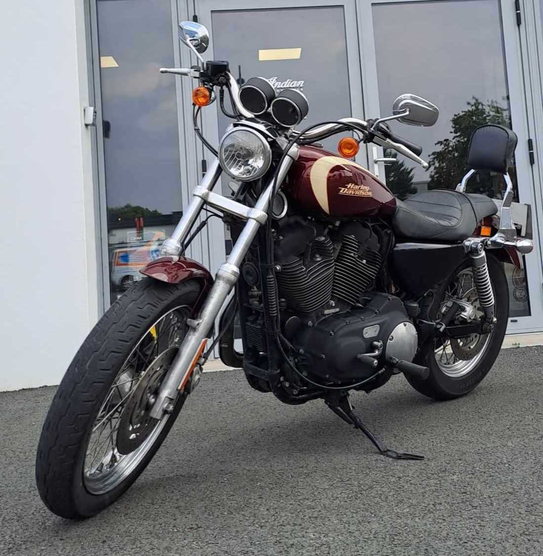 Harley-Davidson XL 1200 SPORTSTER low 2007 HD vue 3/4 droite