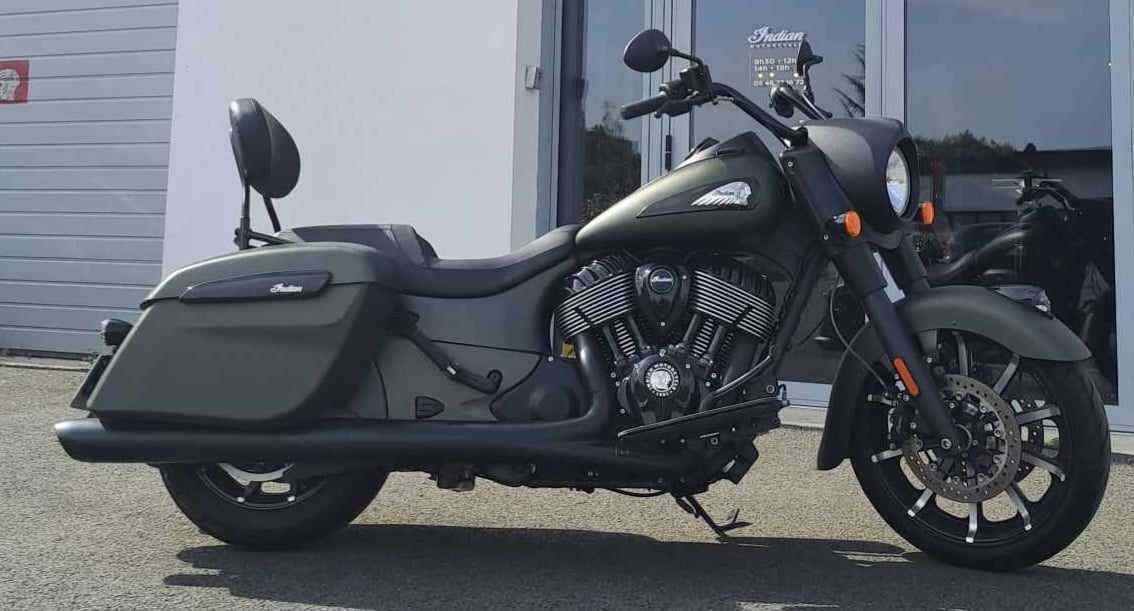 Indian SPRINGFIELD DARK HORSE DARK HORSE 2020 HD vue gauche