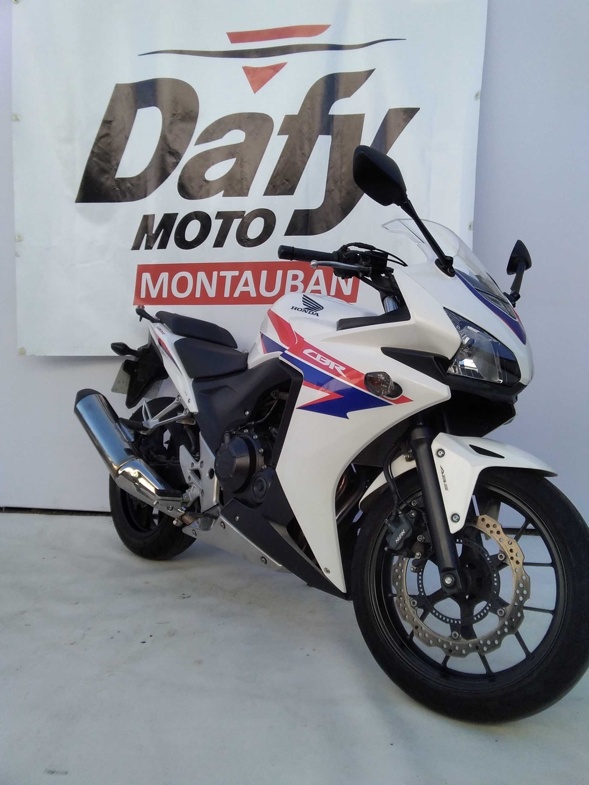 Honda CBR 500 R ABS 2013 HD vue 3/4 droite