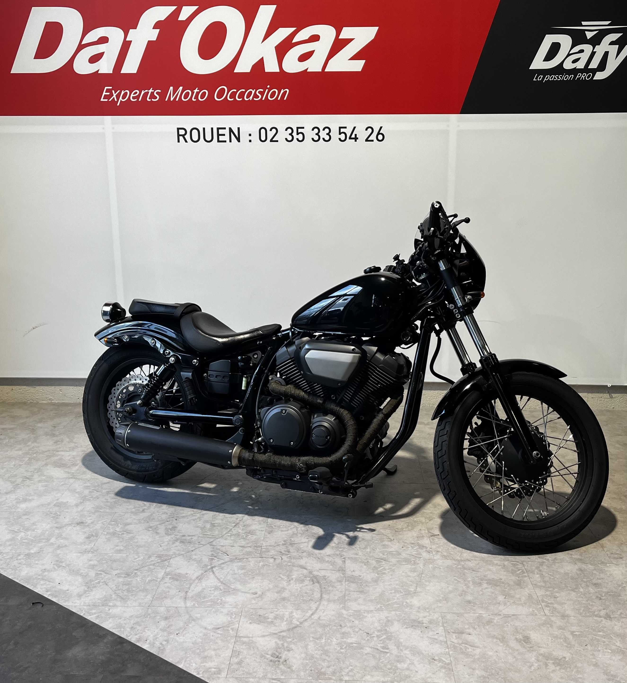 Yamaha XV 950 2015 HD vue 3/4 droite