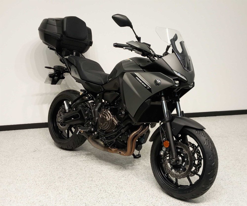 Yamaha MT-07 Tracer (MTT690) (35KW) 2020 vue 3/4 droite