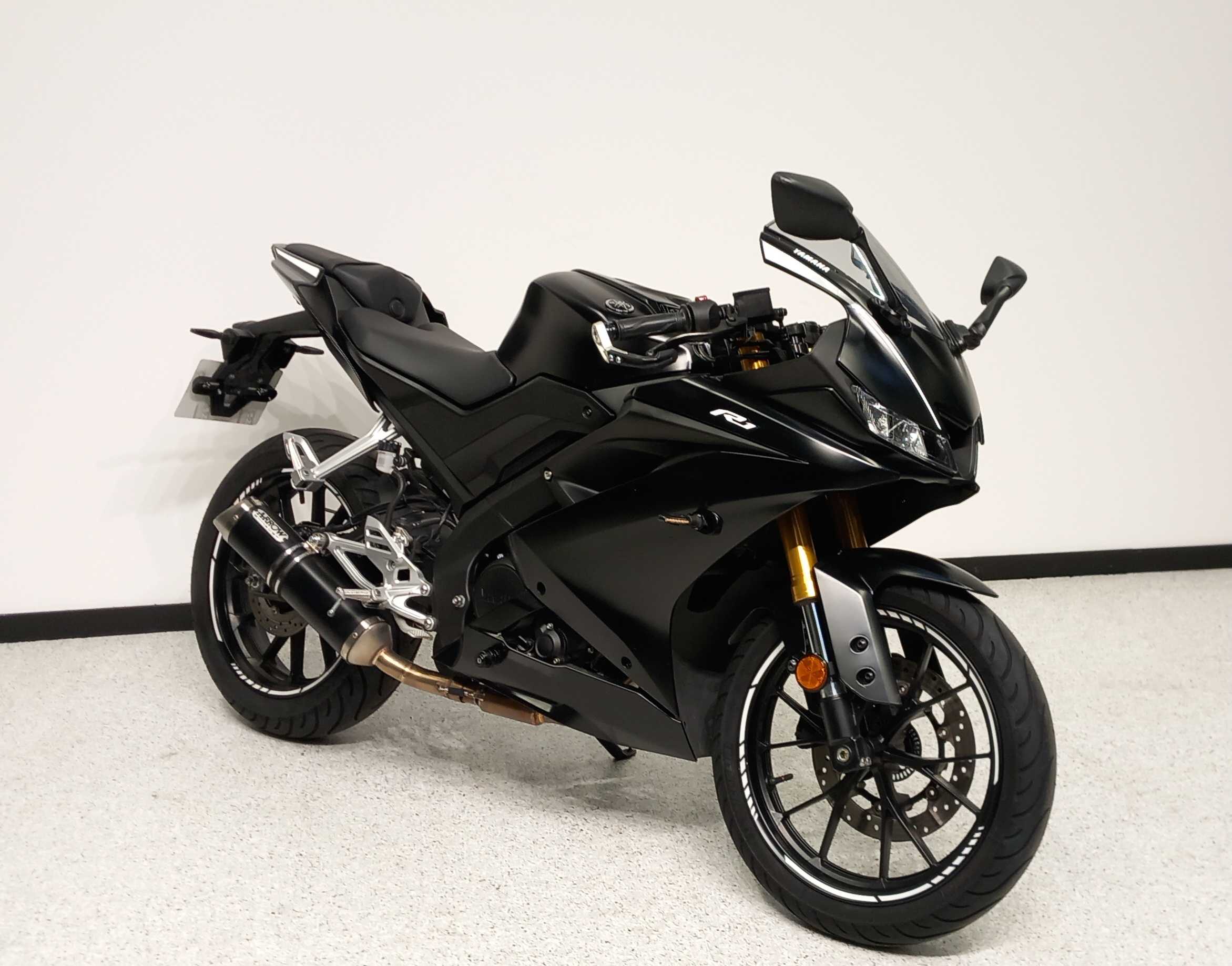 Yamaha YZF-R 125 ABS 2021 HD vue 3/4 droite