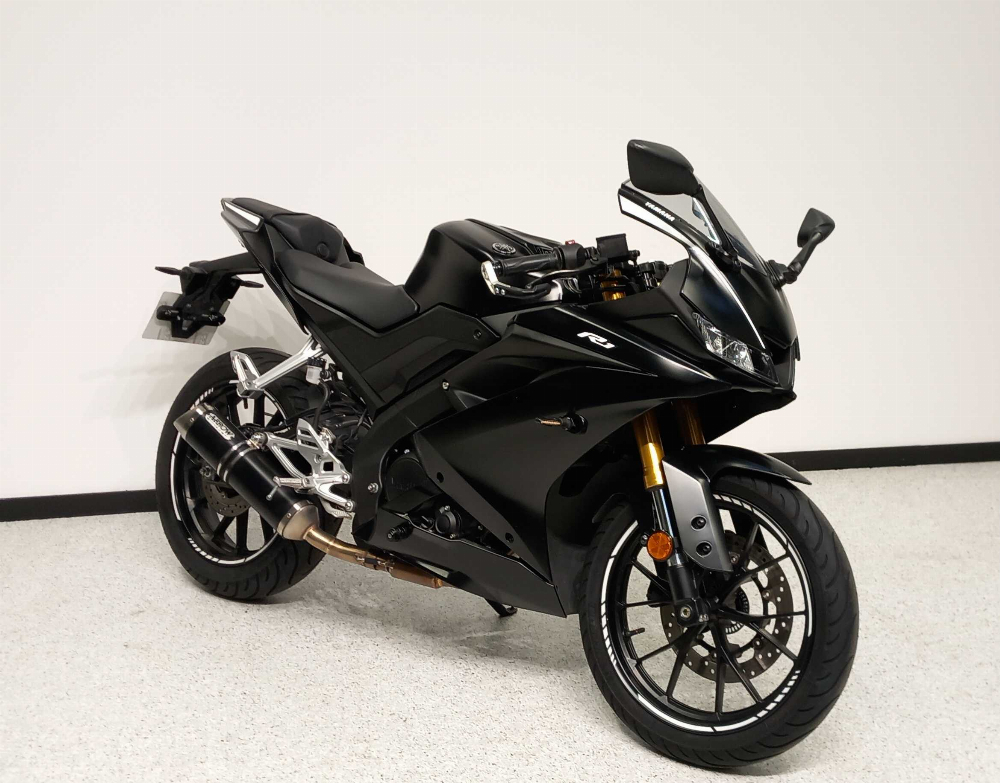 Yamaha YZF-R 125 ABS 2021 vue 3/4 droite