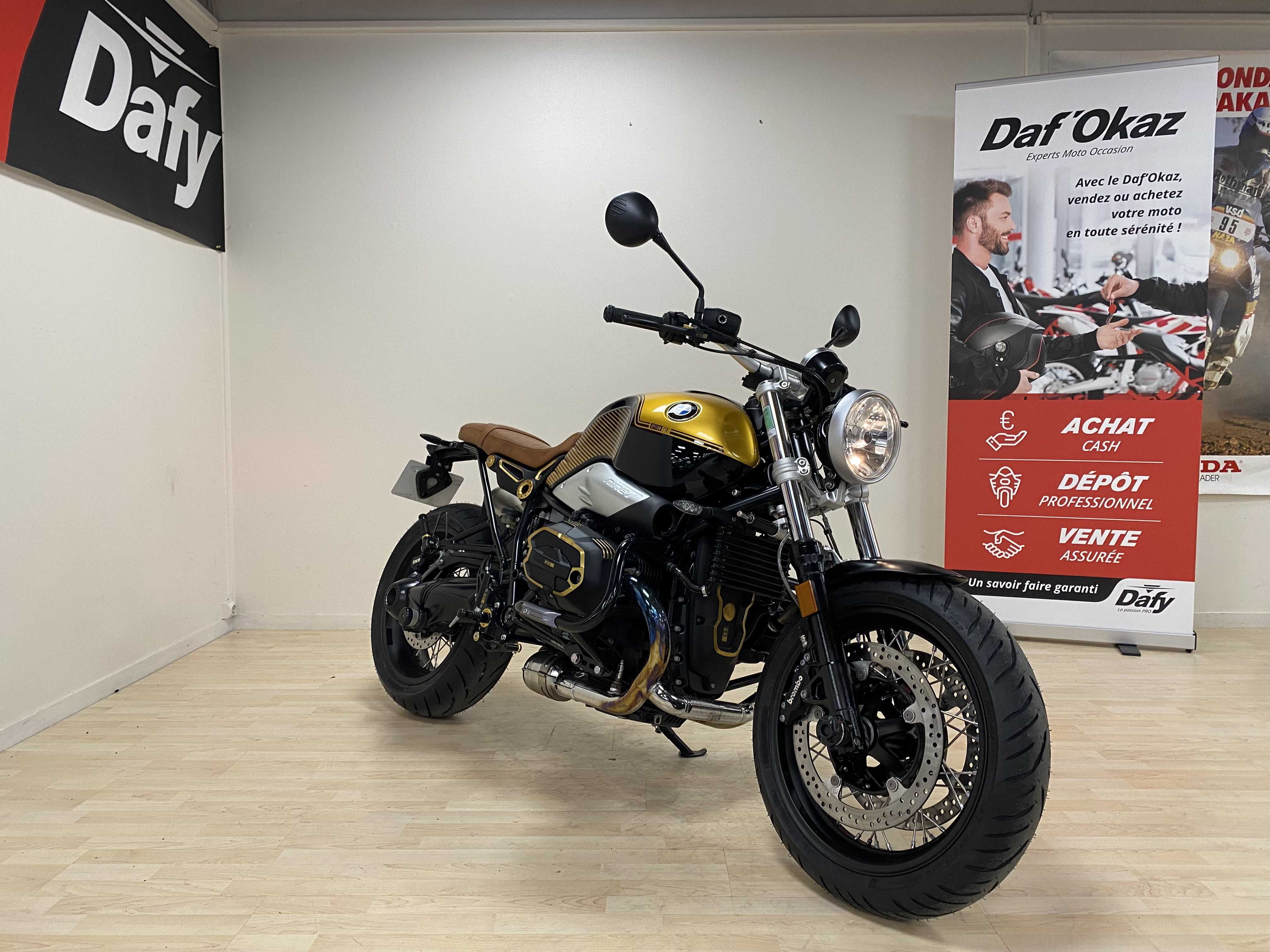 BMW R 1200 R Nine-T Scrambler 2020 HD vue 3/4 droite