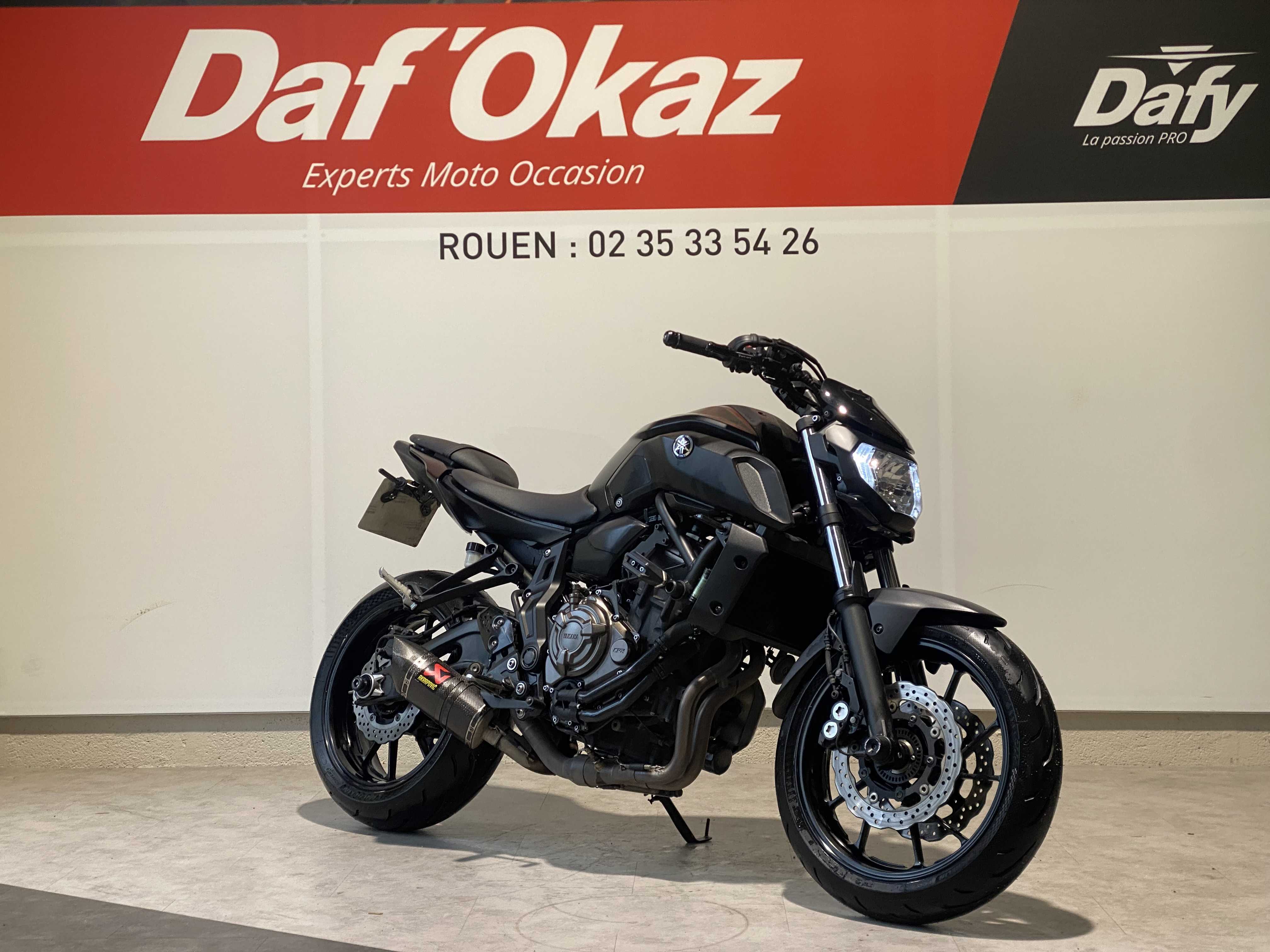 Yamaha MT-07 ABS 2019 HD vue 3/4 droite