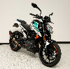 Aperçu KTM 390 Duke 2021 vue 3/4 droite