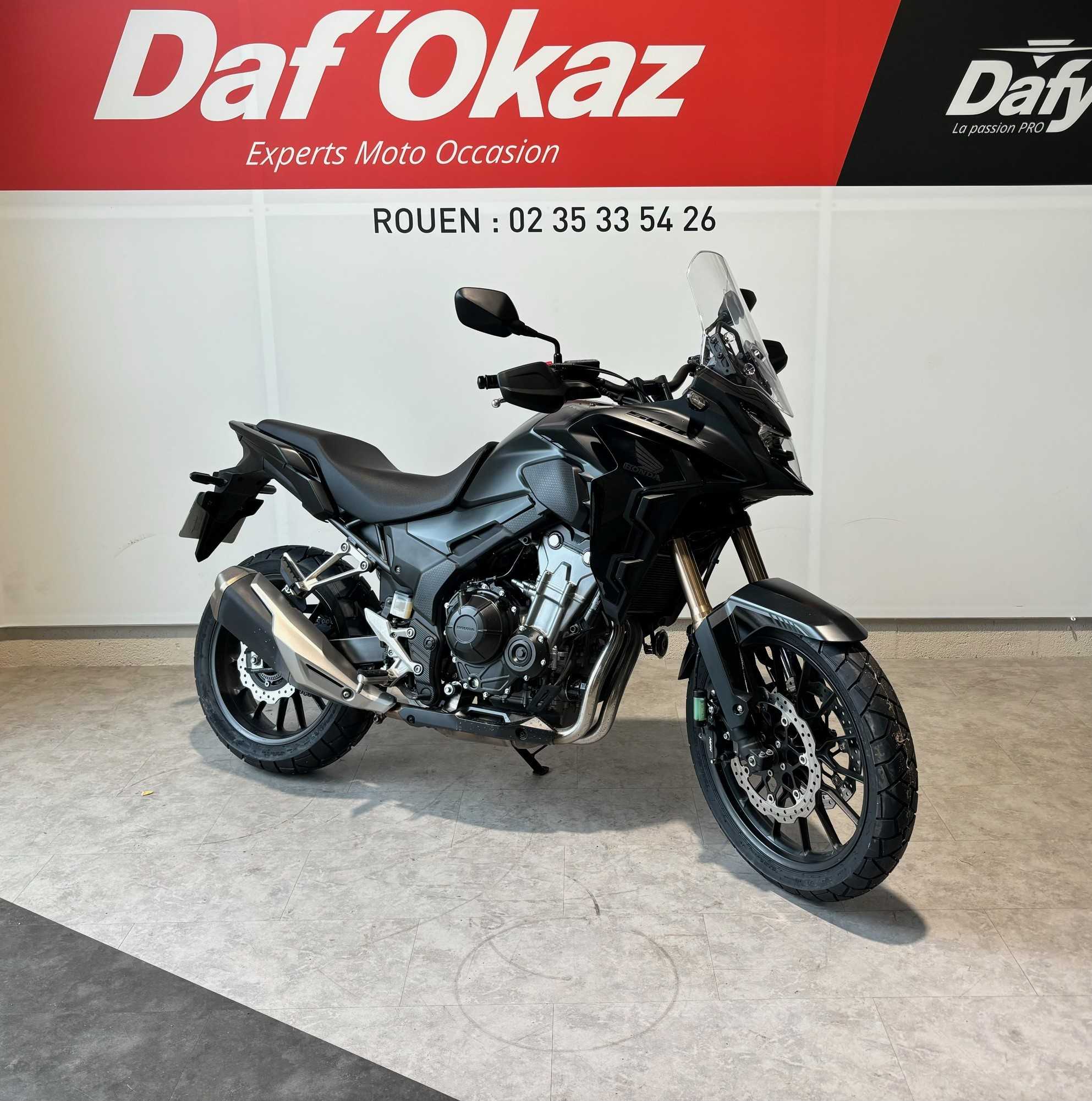 Honda CB 500 X ABS 2022 HD vue 3/4 droite