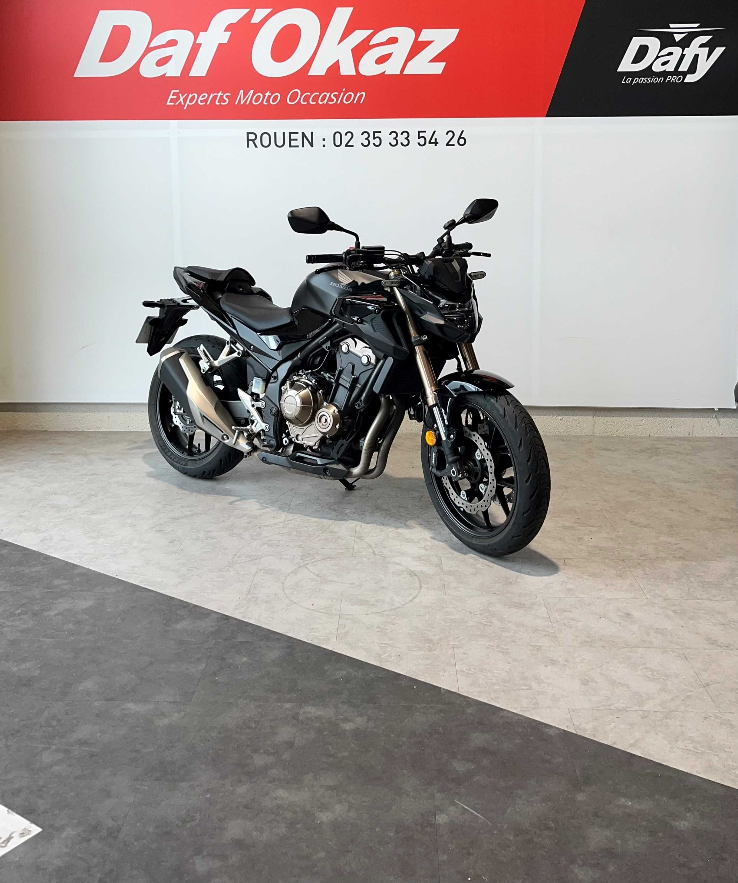 Honda CB 500 F ABS 2022 HD vue 3/4 droite