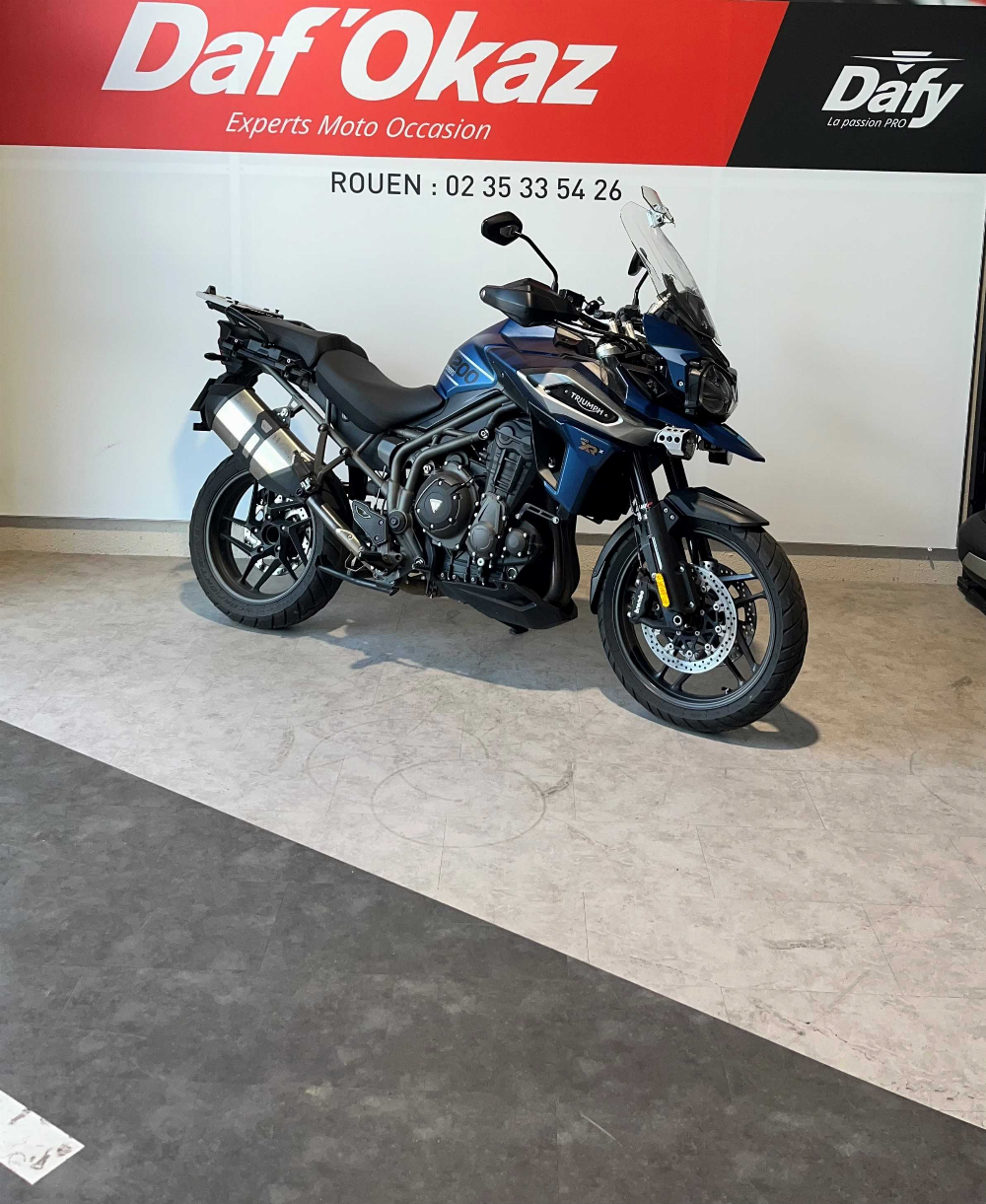 Triumph TIGER XRX 2018 vue 3/4 droite