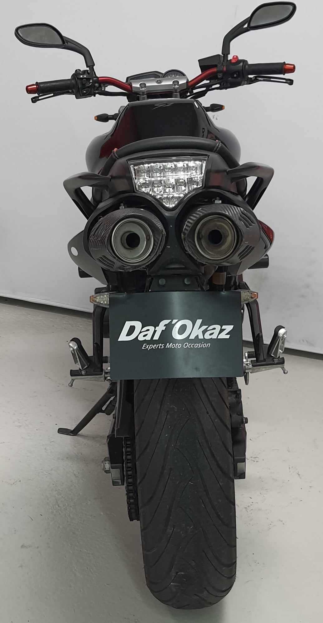 Yamaha FZ6 N S2 2009 HD vue arrière