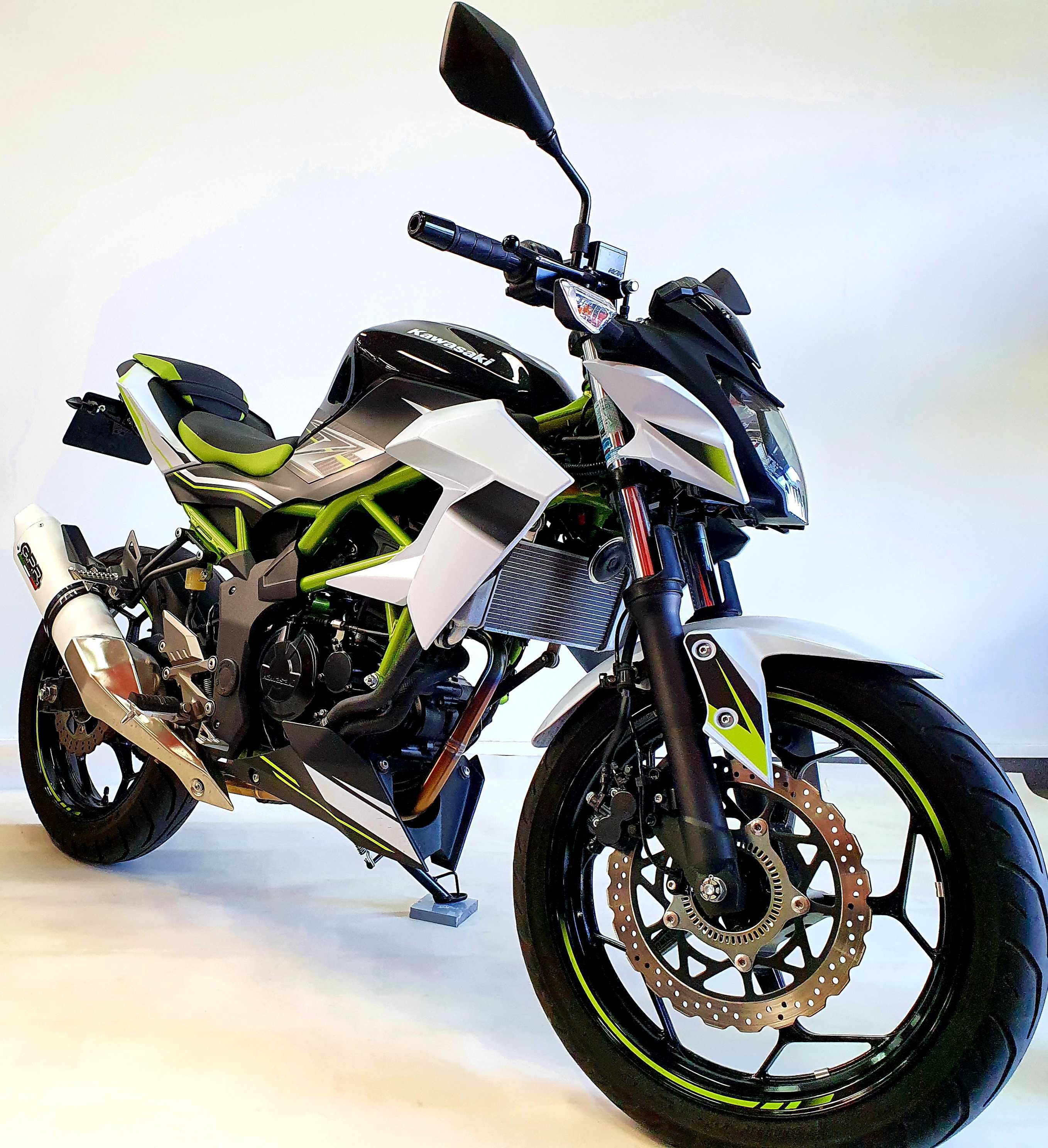 Kawasaki Z 125 2019 HD vue 3/4 droite