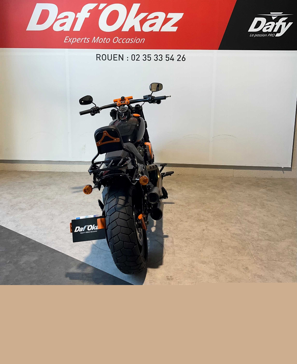 Harley-Davidson FAT BOB 114 114 2021 vue arrière