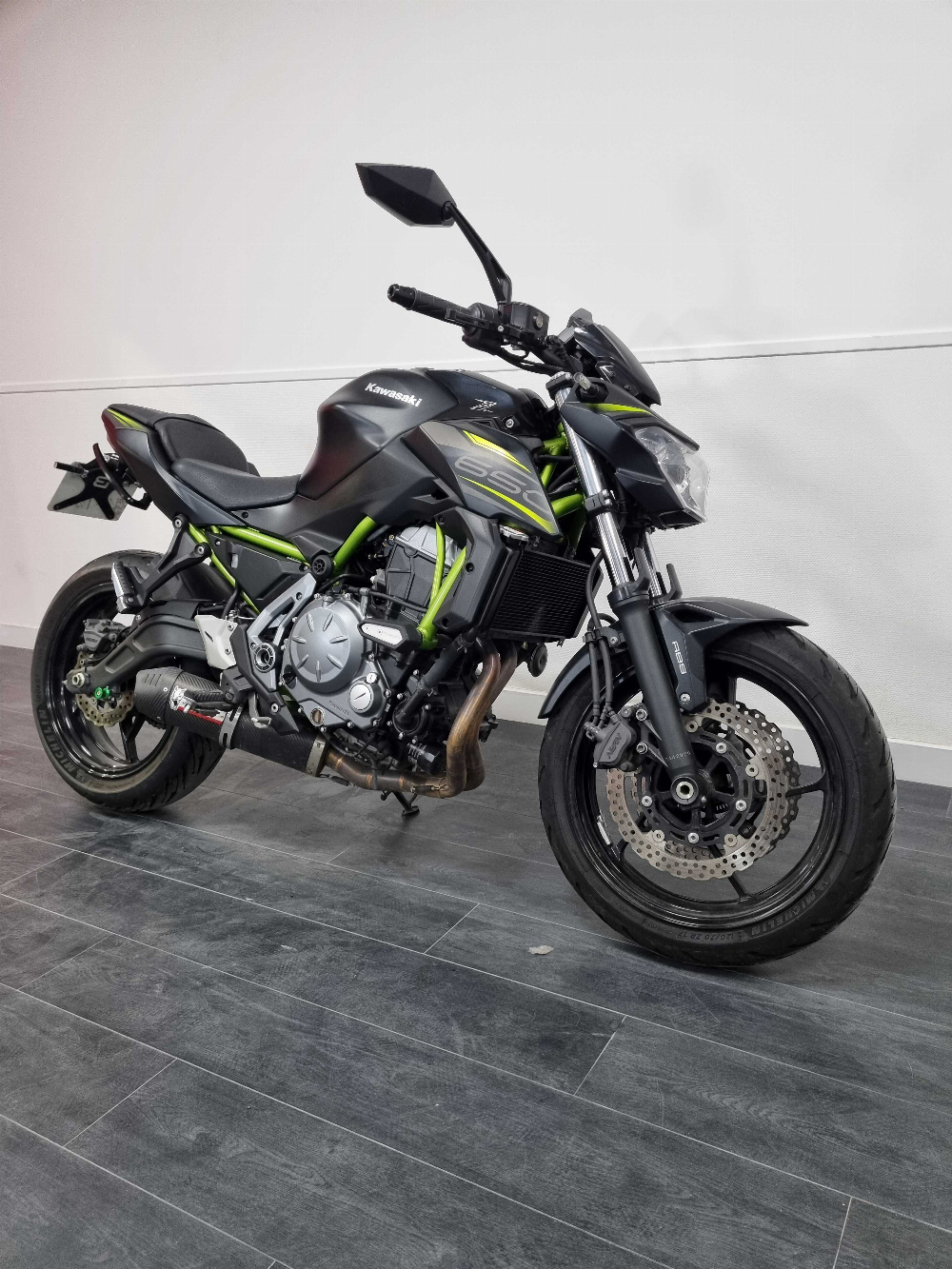 Kawasaki Z 650 2019 vue 3/4 droite