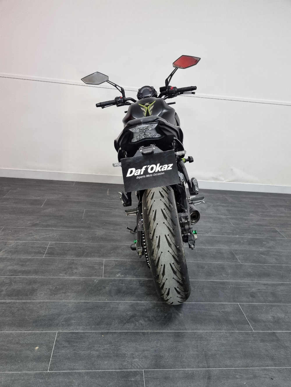 Kawasaki Z 650 2019 vue arrière