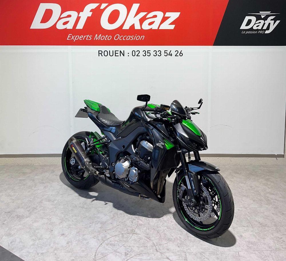 Kawasaki Z 1000 ABS 2015 vue 3/4 droite