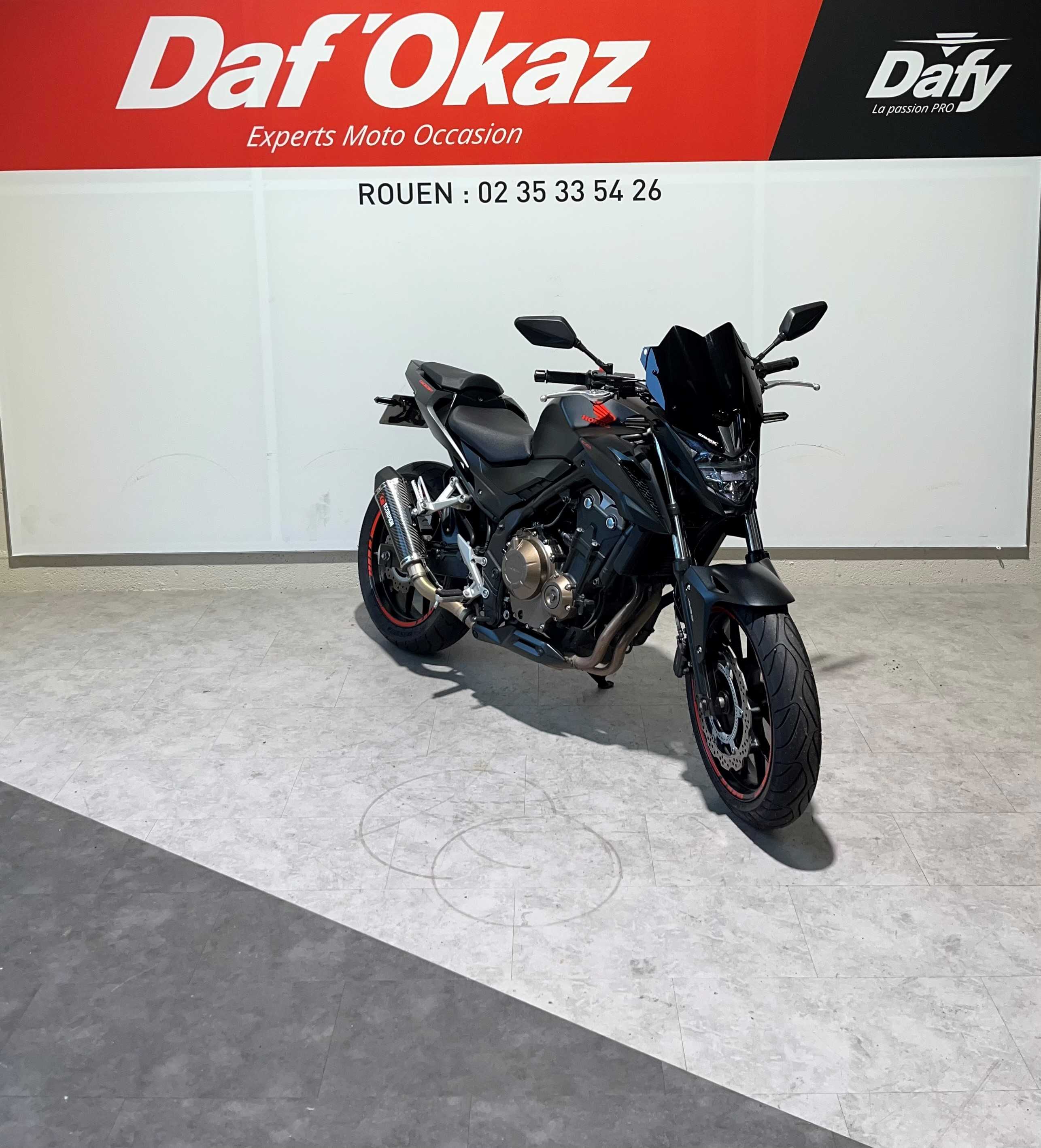 Honda CB 500 F ABS 2018 HD vue 3/4 droite