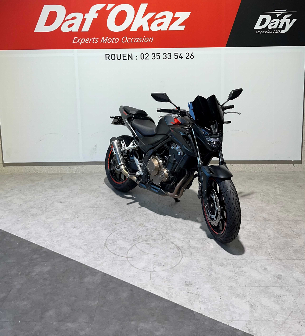 Honda CB 500 F ABS 2018 vue 3/4 droite