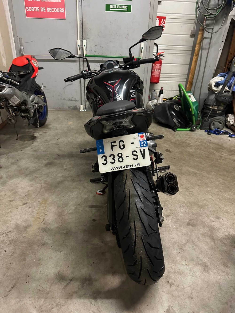 Kawasaki Z 900 2019 vue arrière