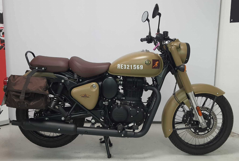Royal Enfield CLASSIC 350 SIGNALS "DESERT SAND" 2023 vue gauche