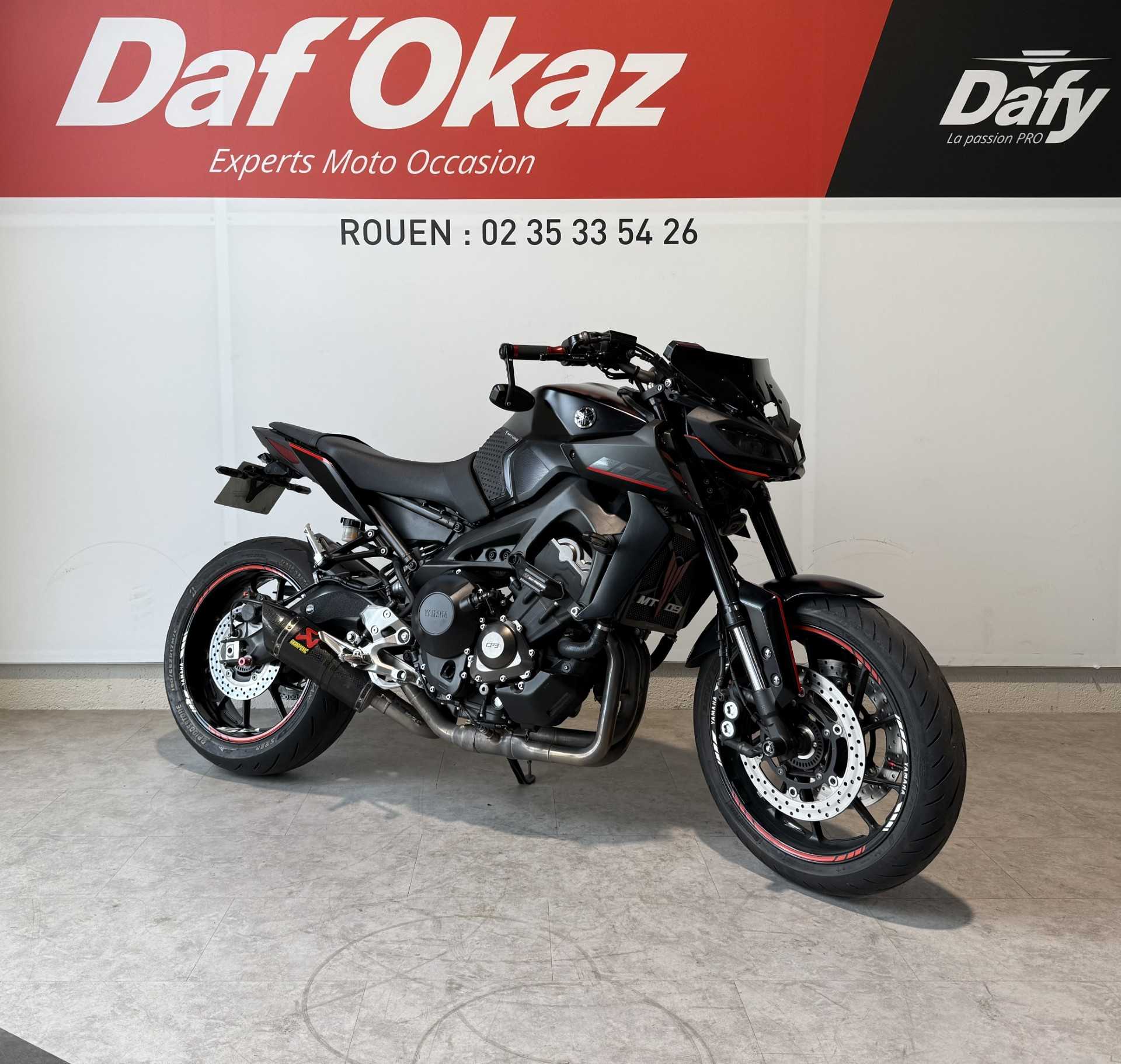 Yamaha MT-09 850 ABS 2019 HD vue 3/4 droite