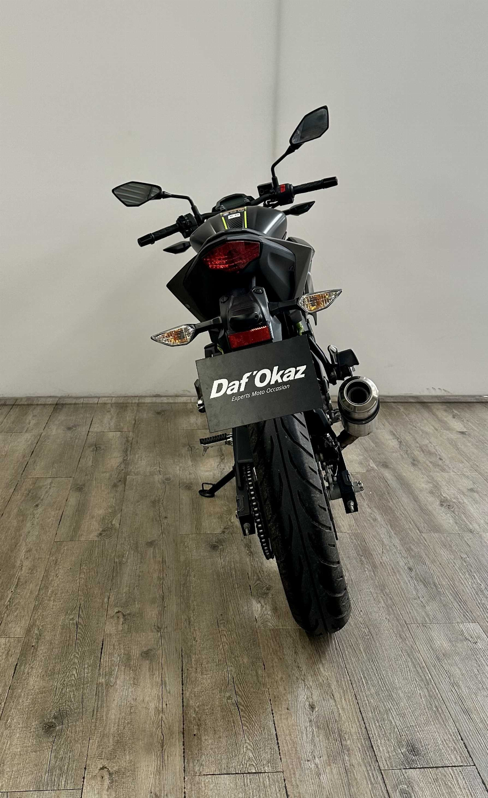 Kawasaki Z 125 2022 vue arrière