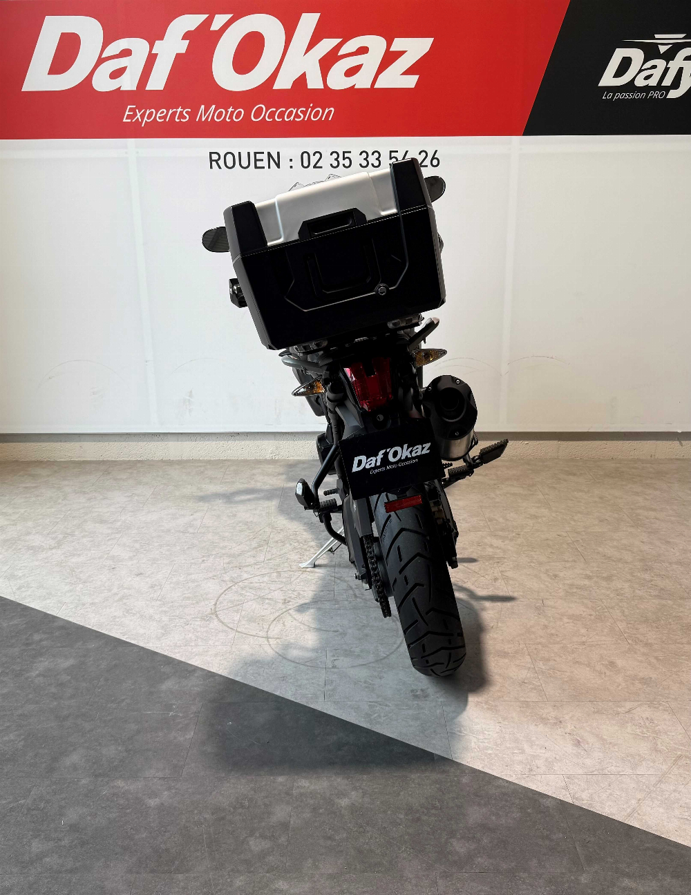 Triumph 800 Tiger ABS 2013 vue arrière