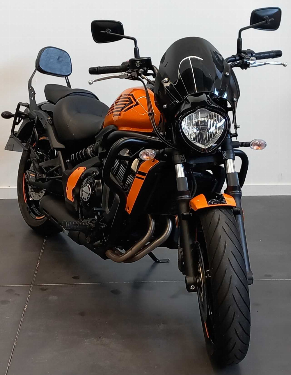 Kawasaki EN 650 Vulcan S ABS 2019 vue 3/4 droite
