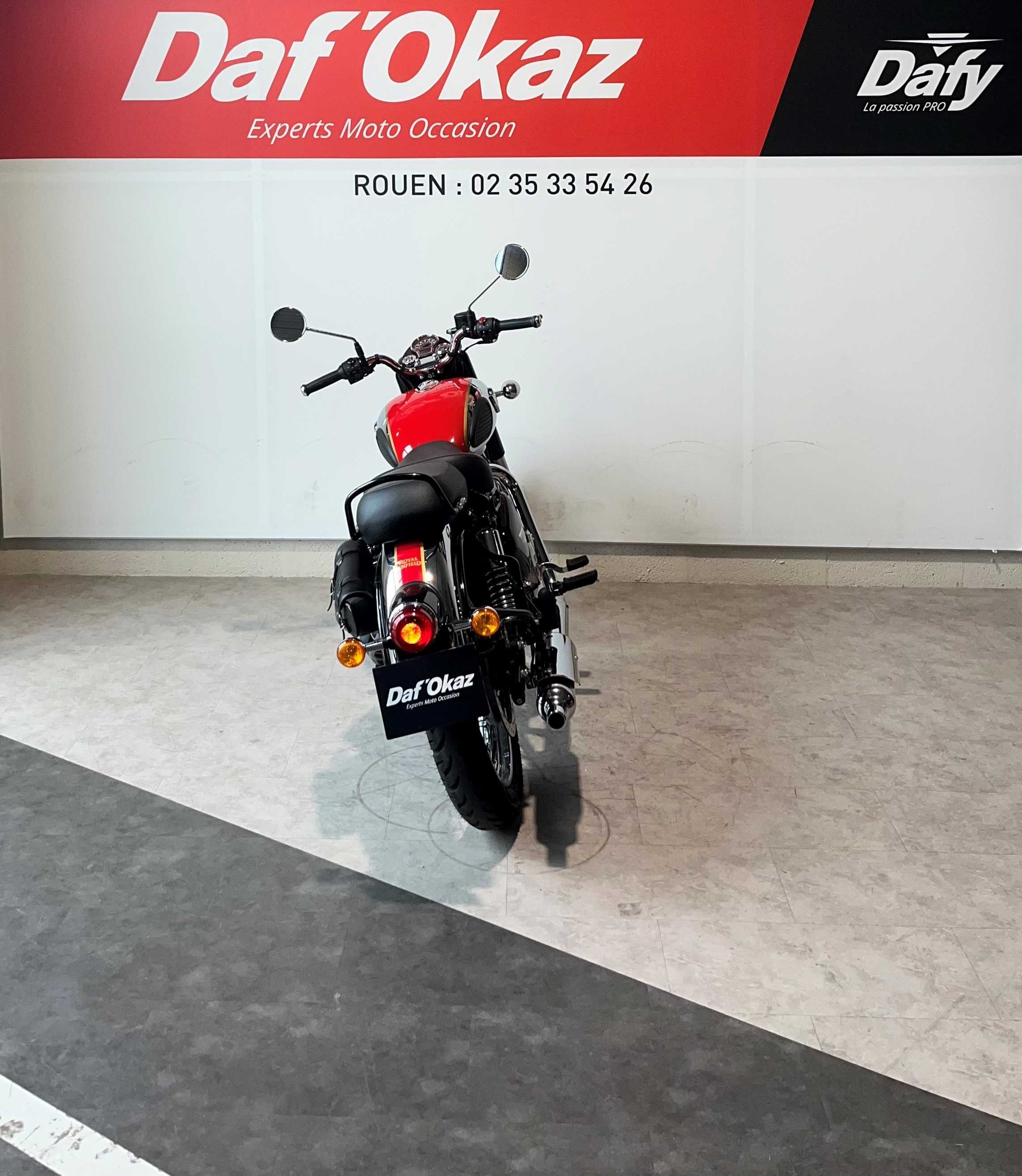 Rétroviseurs Moto Pour Royal Enfield Himalayan / Meteor 350 - Noirs, Longue Tige, ABS, 7/8 Pouces