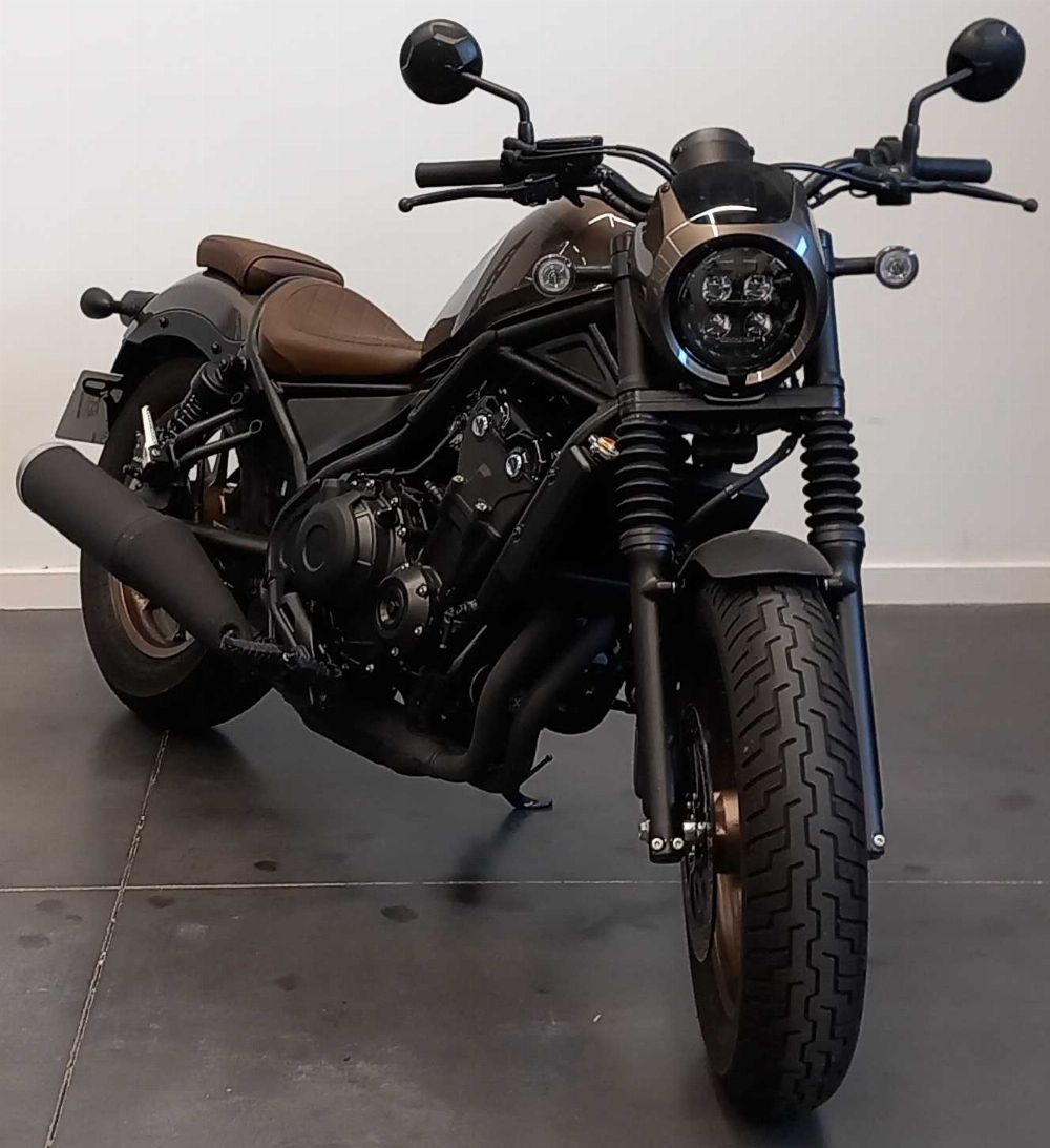 Honda CMX 500 Rebel Edition "S" 2023 vue 3/4 droite