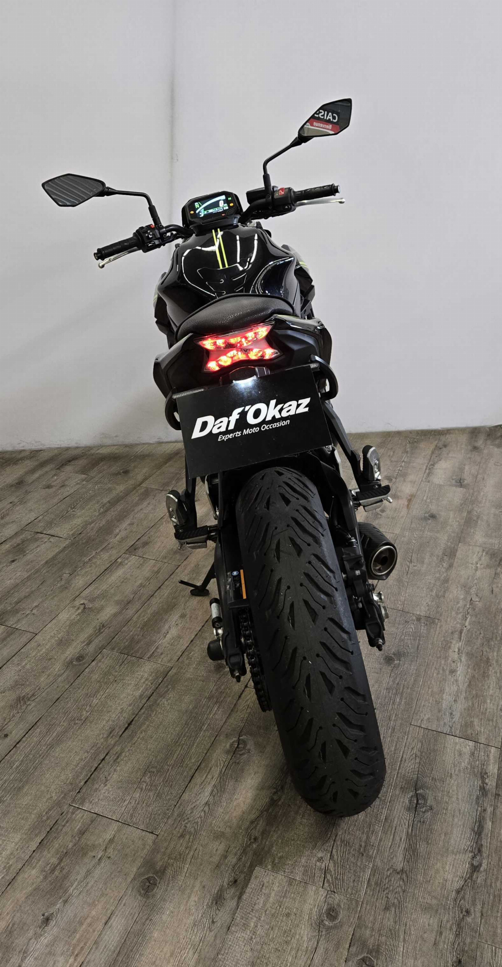 Kawasaki Z 650 2021 vue arrière