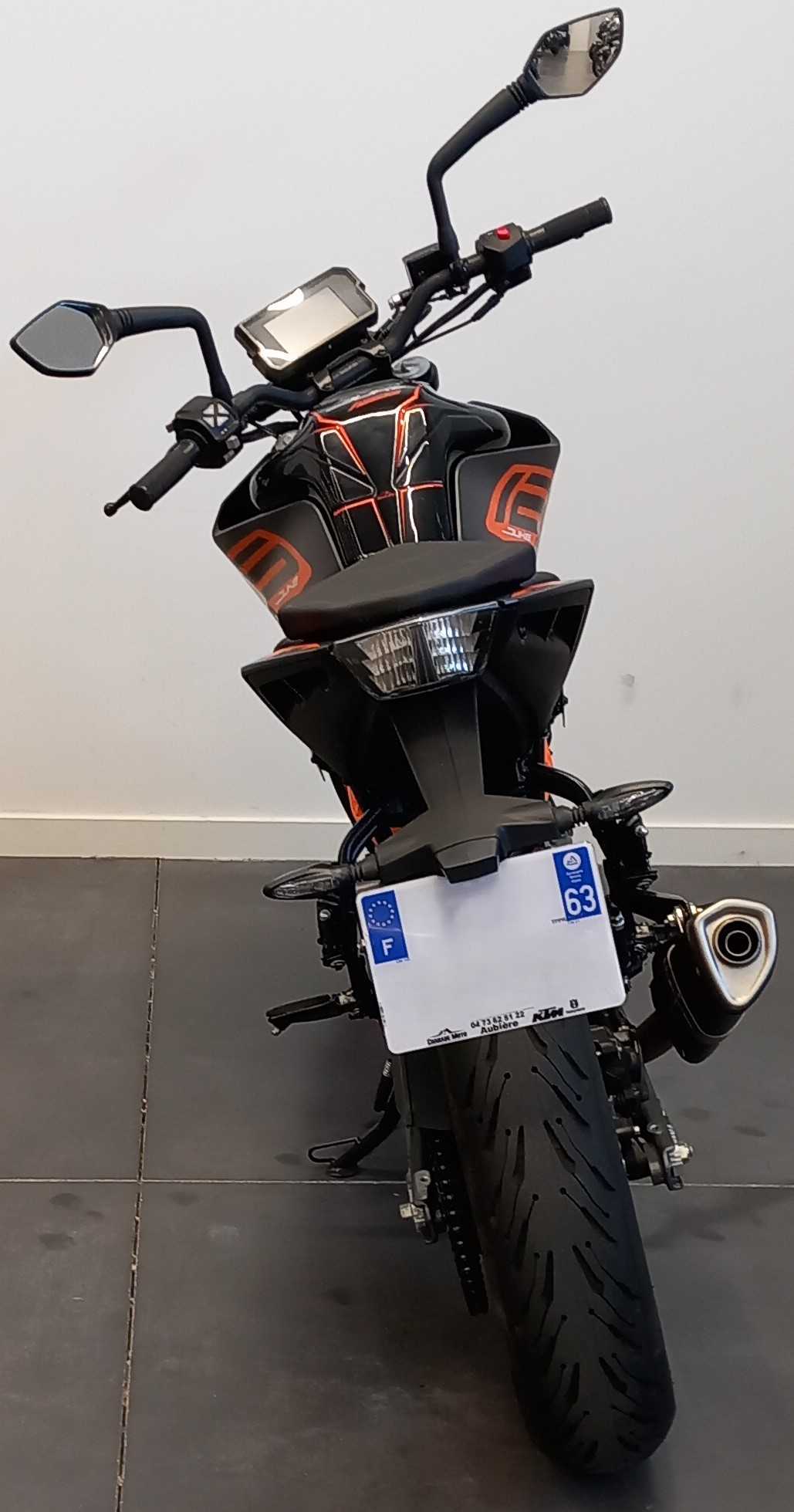 KTM 125 Duke 2021 HD vue arrière