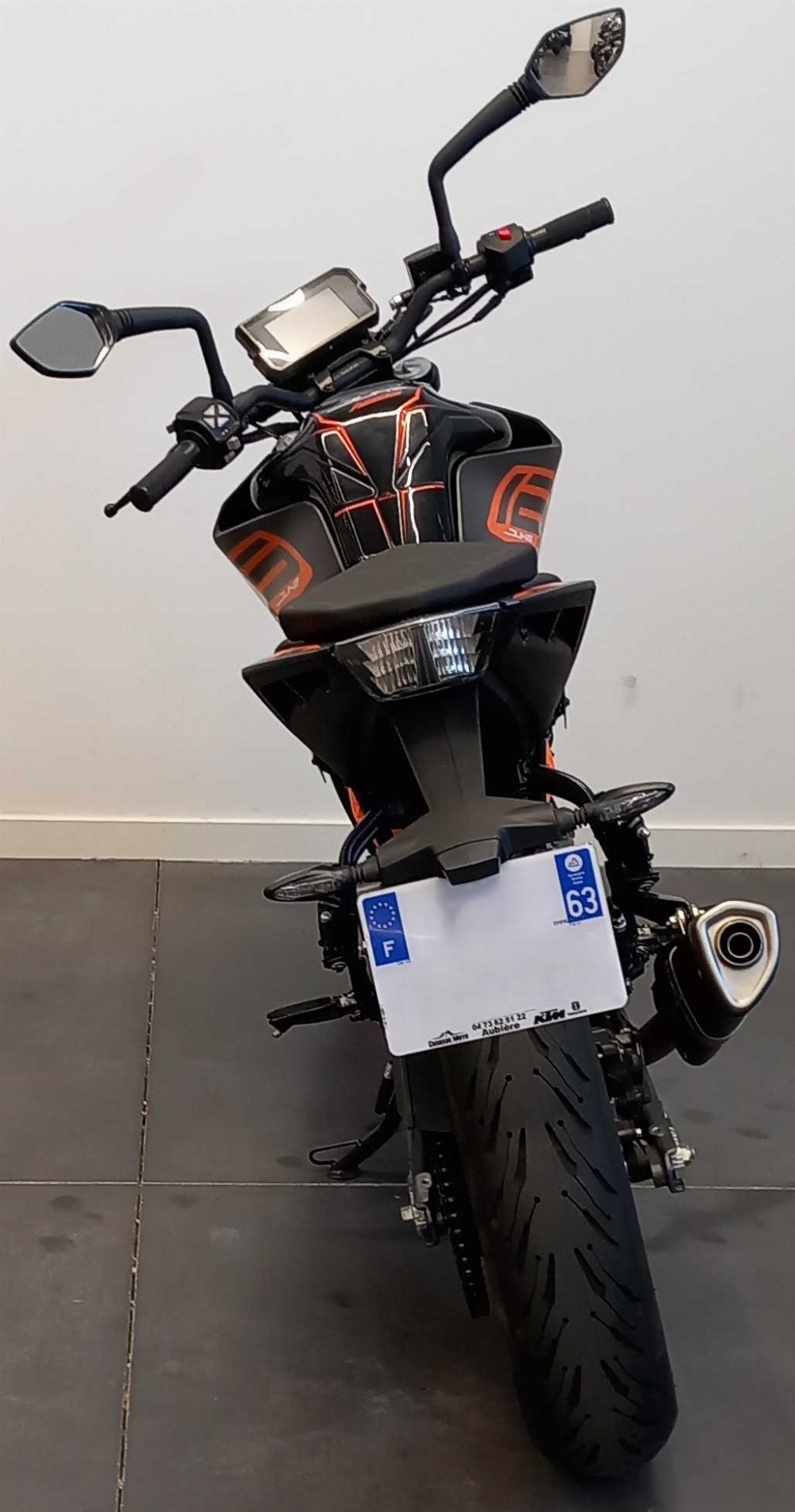 KTM 125 Duke 2021 vue arrière