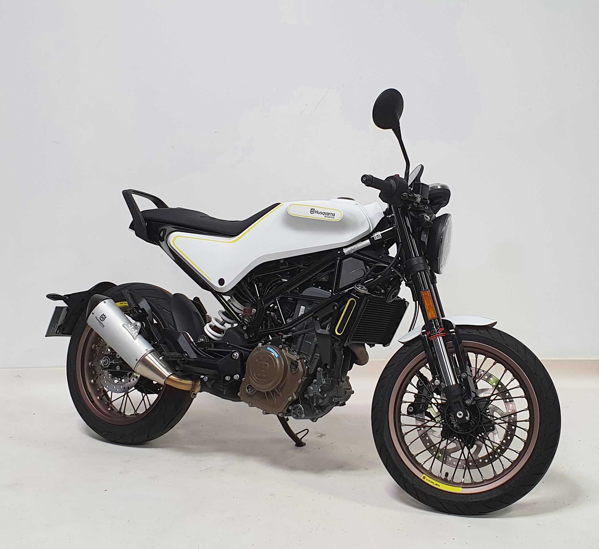 Husqvarna 401 Vitpilen 2019 HD vue 3/4 droite