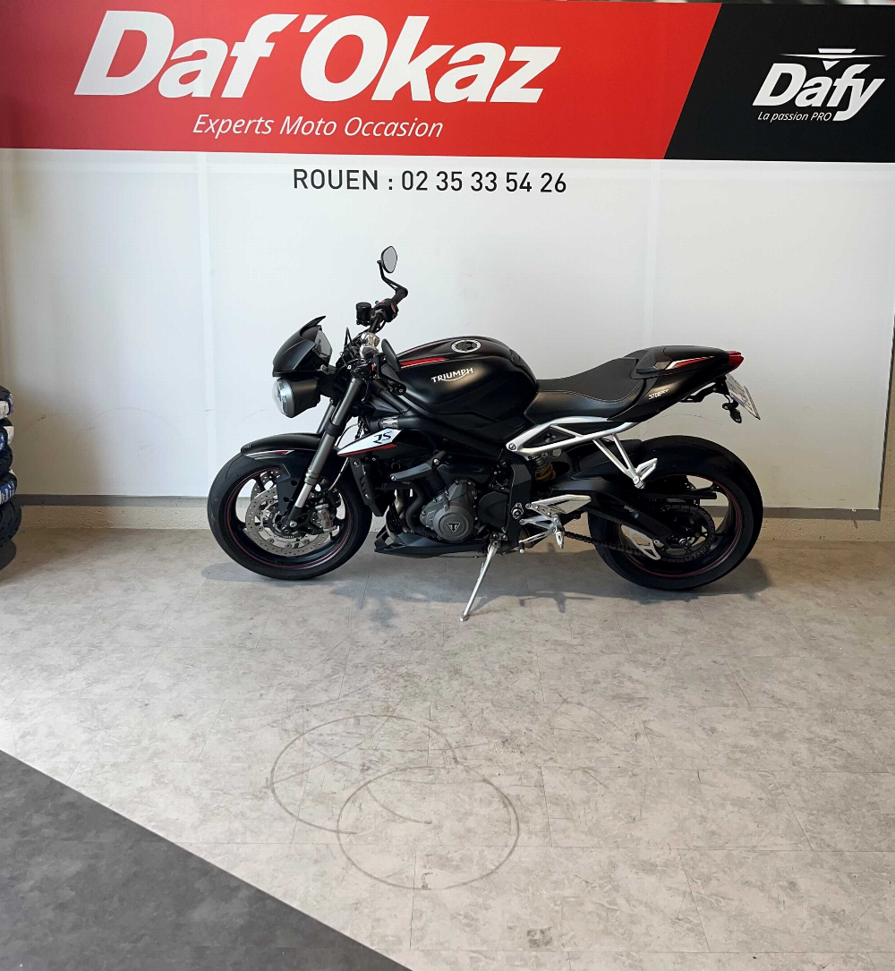 Triumph STREET TRIPLE RS 765 2018 vue gauche
