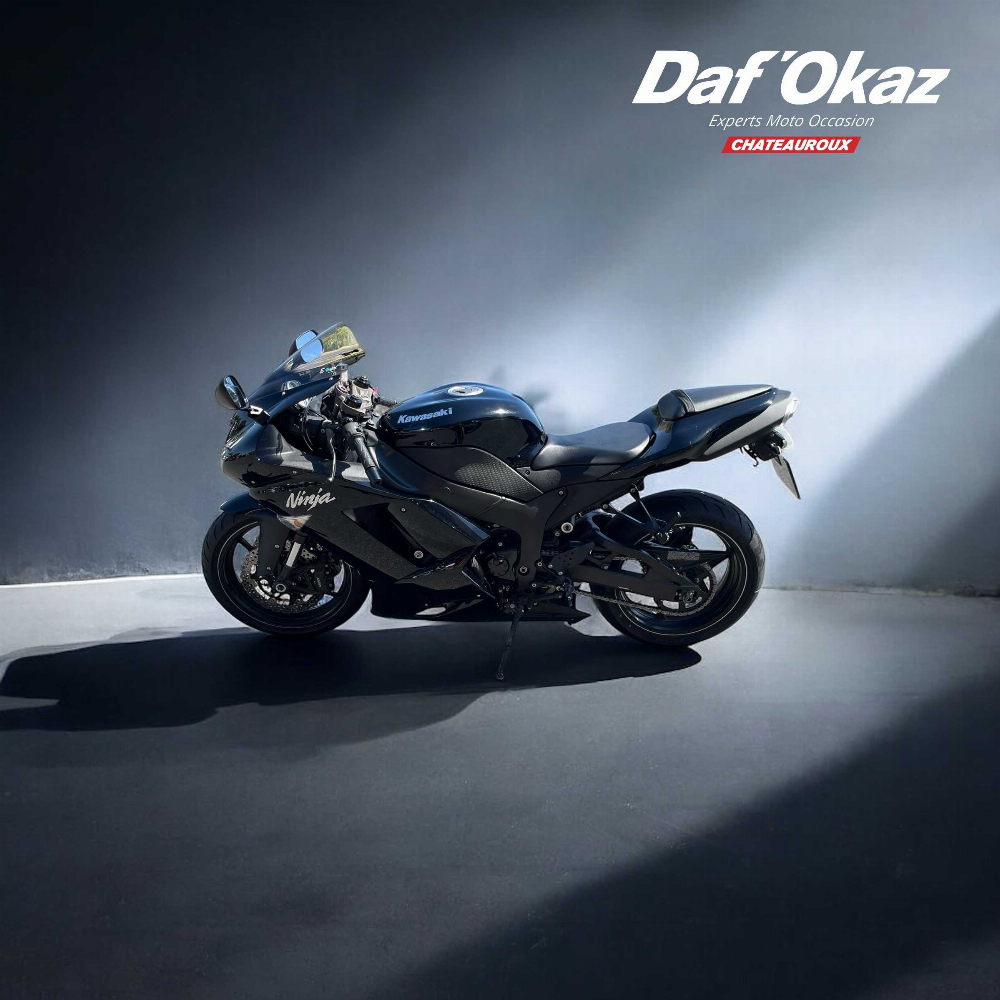 Kawasaki ZX-6R 600 Ninja 2008 vue arrière