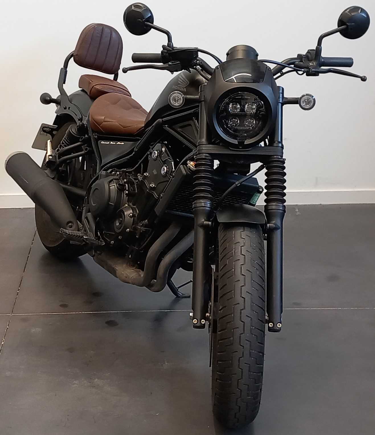 Honda CMX 500 Rebel 2021 HD vue 3/4 droite