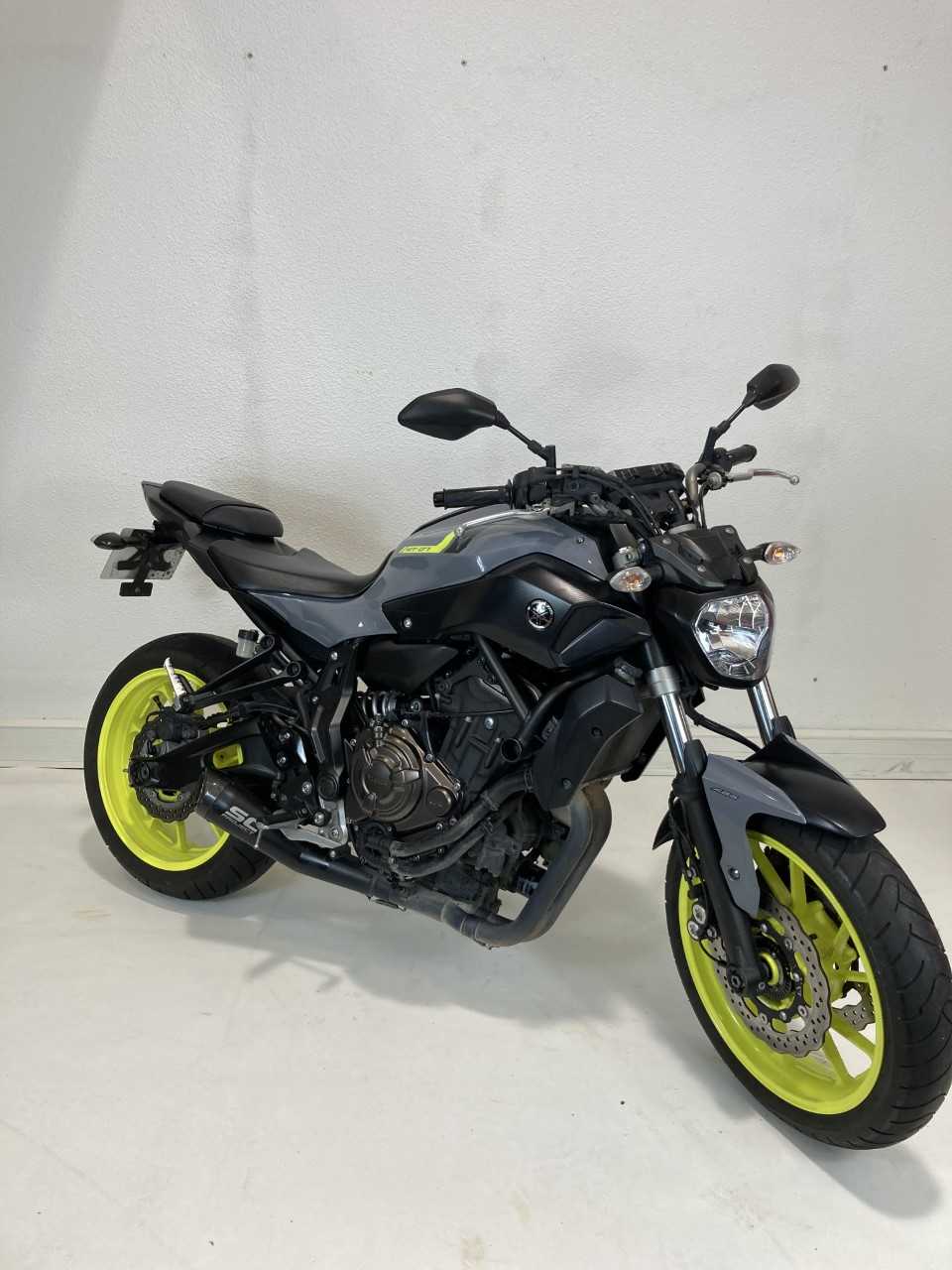 Yamaha MT-07 ABS 2016 HD vue 3/4 droite