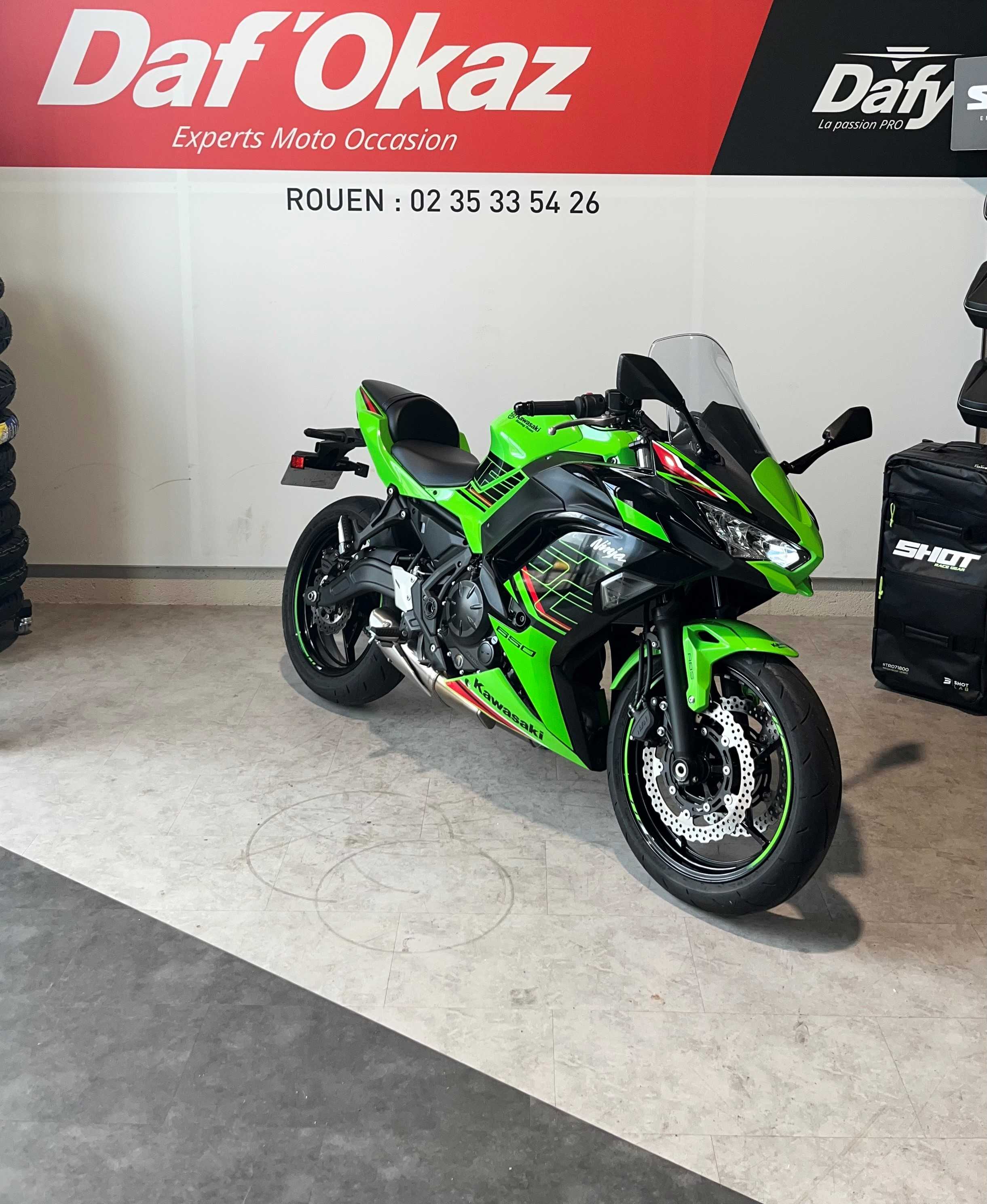 Kawasaki NINJA 650 650 2023 HD vue 3/4 droite