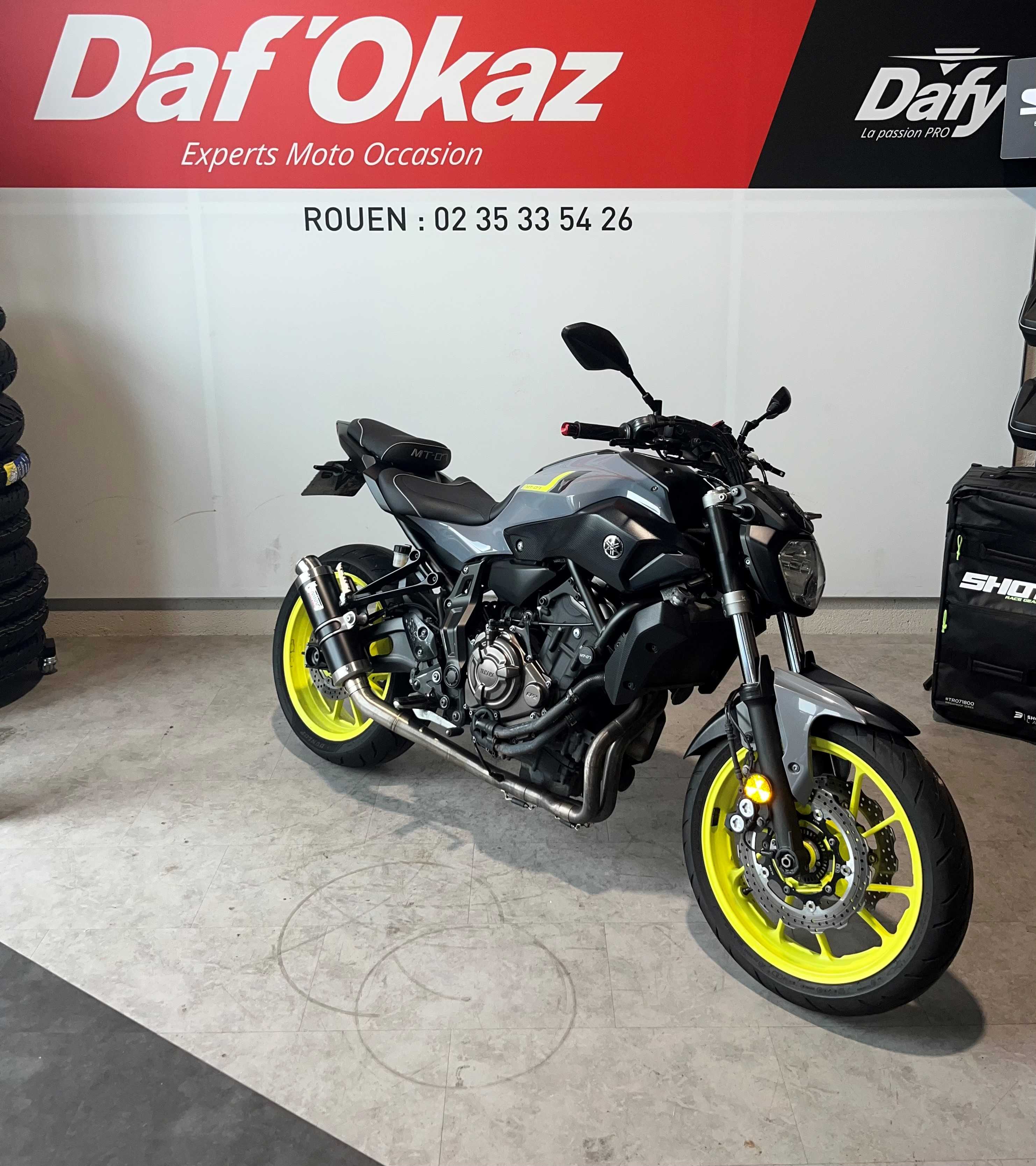 Yamaha MT-07 ABS 2017 HD vue 3/4 droite