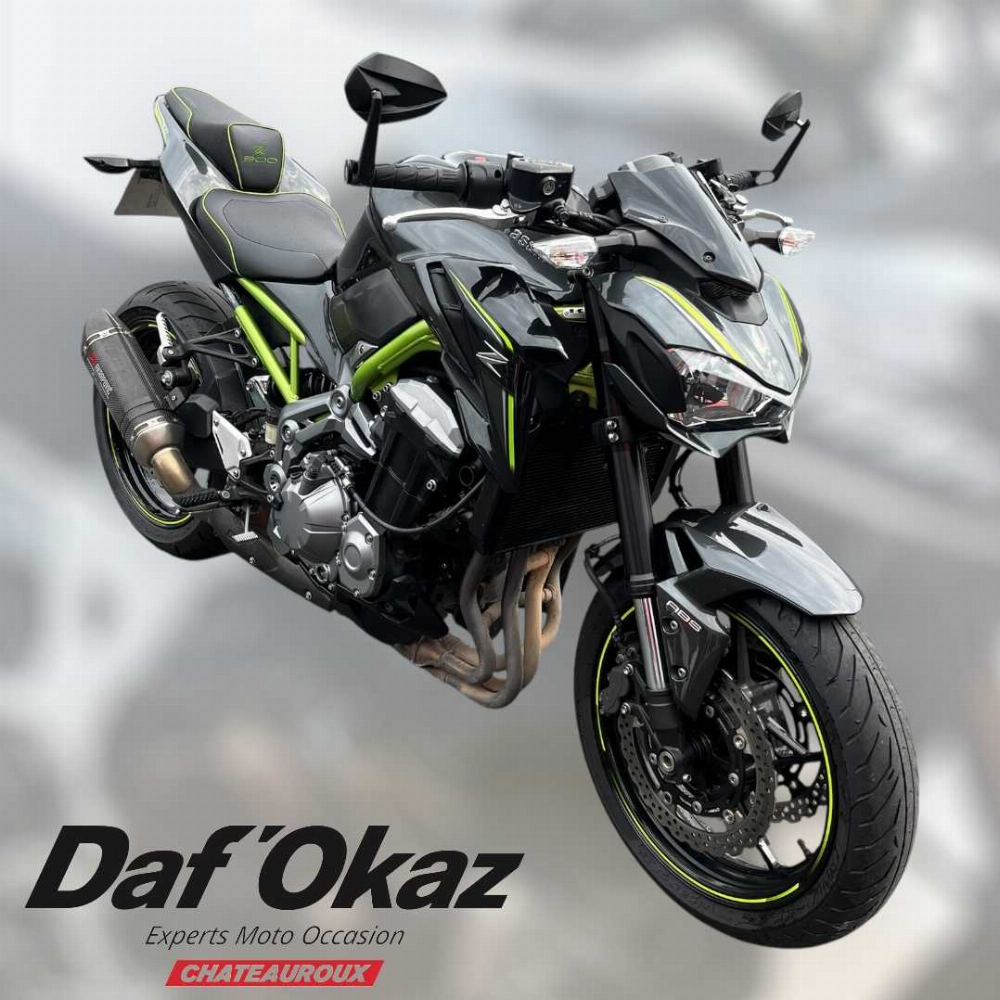 Kawasaki Z 900 2018 vue 3/4 droite